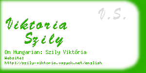 viktoria szily business card